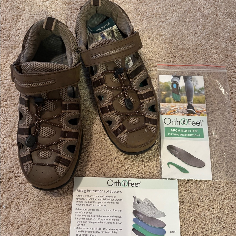 Orthofeet Mens Sandals/Shoes